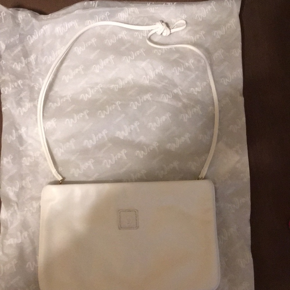 Leather Anne Klein for Calderon bag. Vintage 80s